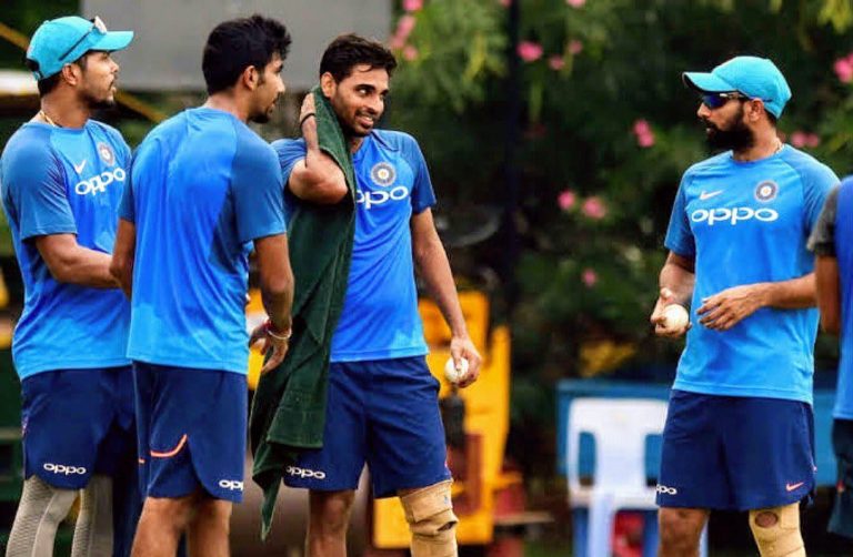 Bhuvneshwar Kumar took to Instagram to share a throwback picture
