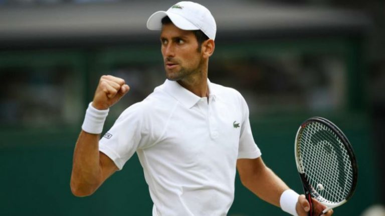 Novak Djokovic appeared to row back on scepticism
