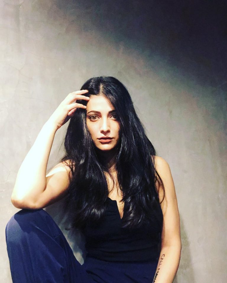 Shruti Haasan is enjoying her own company during the lockdown