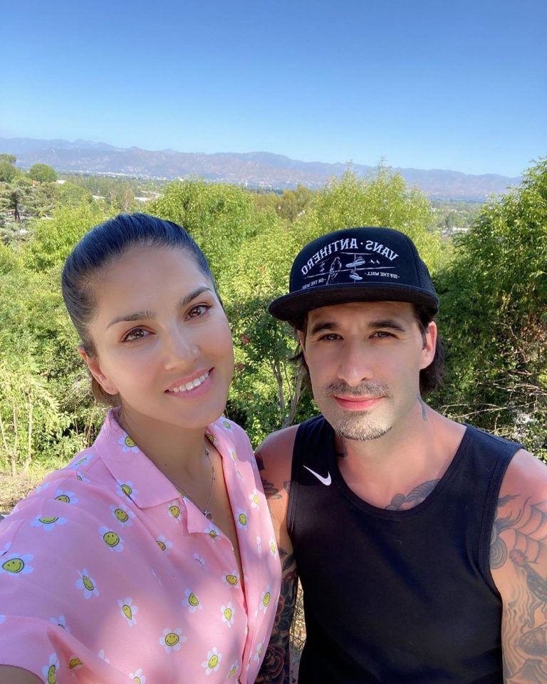 Sunny Leone shares sun-kissed picture with hubby