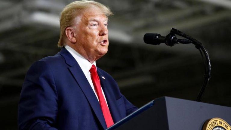 Trump’s decision to put words in Floyd’s mouth was nonetheless roundly criticized