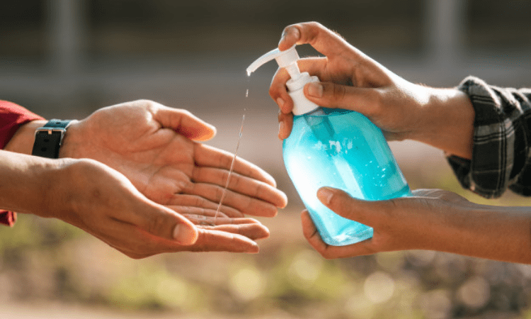Too much hand sanitiser can lead to severe hand dermatitis