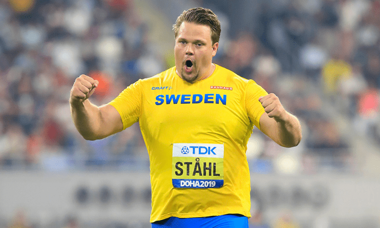 World champion Stahl throws world lead 71.37m in Sollentuna