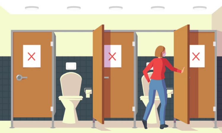 Flushing public toilets can spread Covid-19: Study