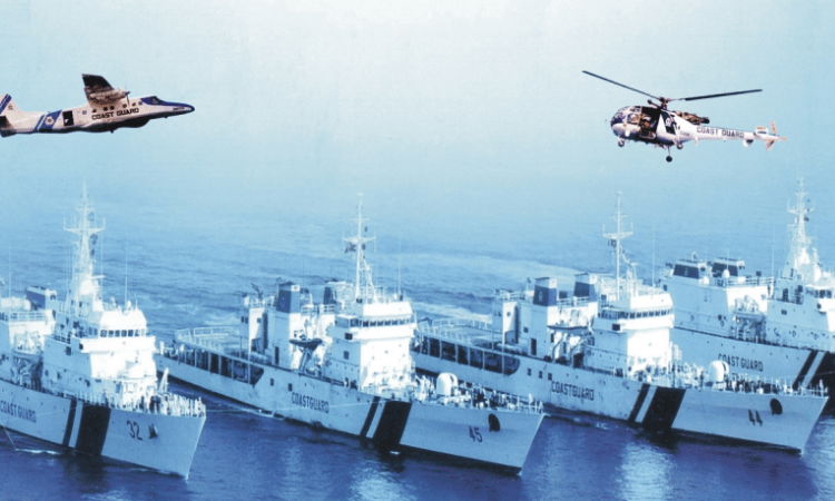 Oil sheen seen at the back of stricken VLCC New Diamond