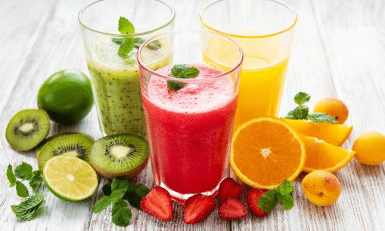 Have nutritional beverage with exercise for fit body, sharp mind