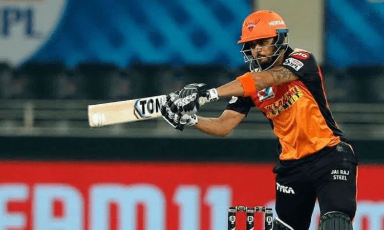 SRH batting hero Manish Pandey blossoms on return to No.3