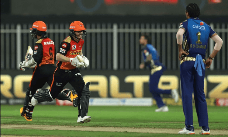 Warner, Saha, Sandeep help Hyderabad maul MI, enter playoffs