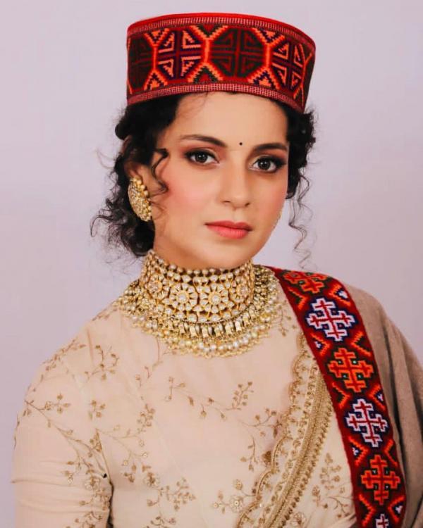 Kangana stunning look at her Brother Reception