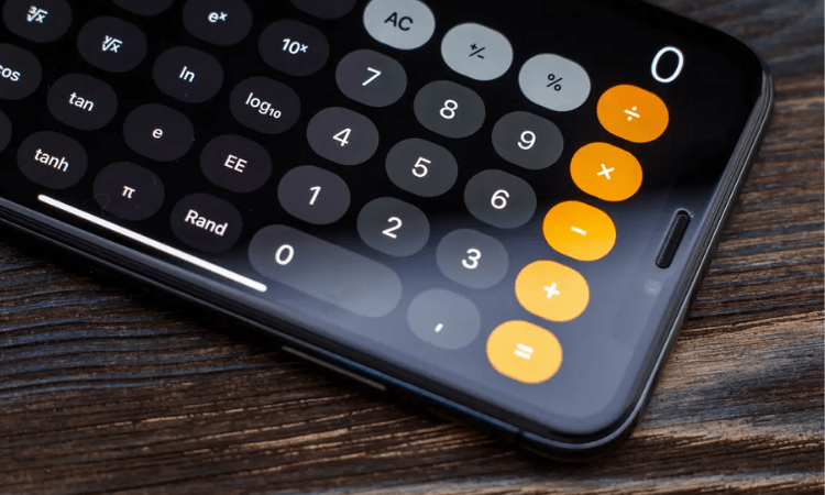 Do you know iPhone has a scientific mode in calculator app?