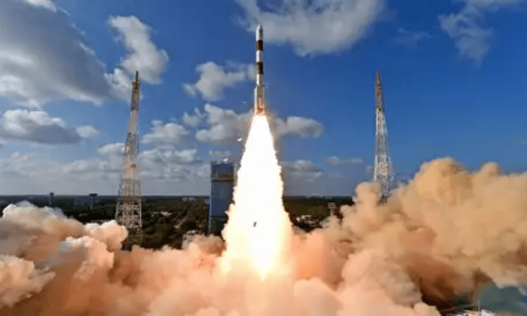 PSLV rocket lifts-off with India’s 42nd communication satellite CMS-01