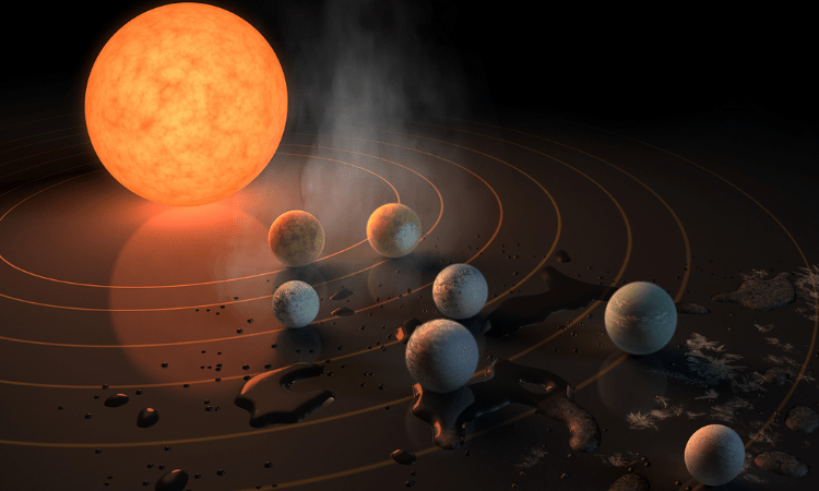 7 planets orbiting TRAPPIST-1 may be made of similar stuff