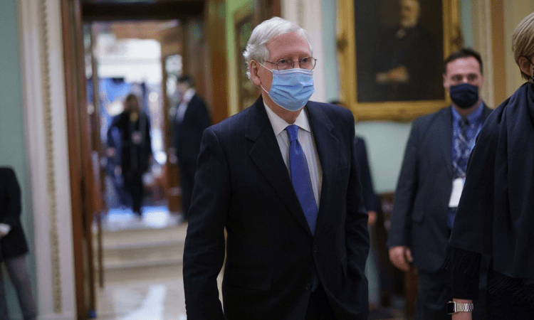 Senate Republican leader proposes postponing Trump’s impeachment trial