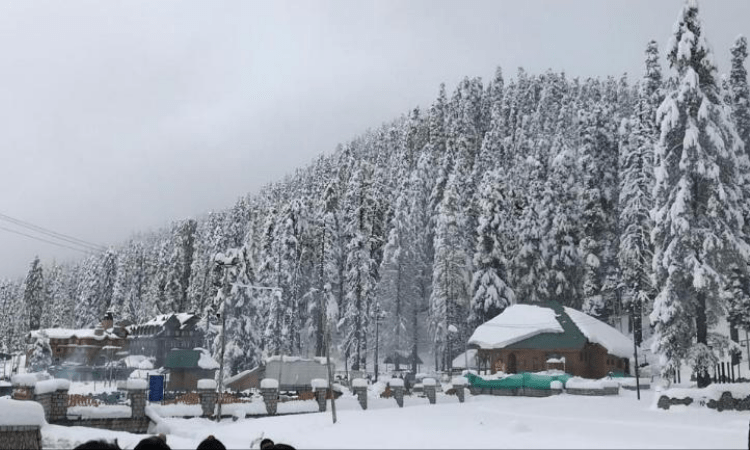 Snow in valley, rain in Jammu