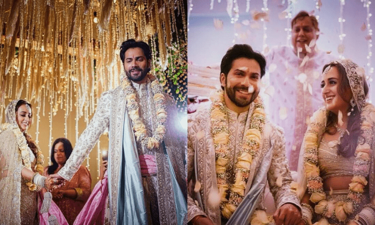 Varun Dhawan shares first image of wedding with Natasha Dalal