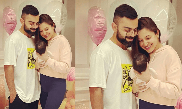 Kohli, Anushka share 1st pic of daughter ‘Vamika’