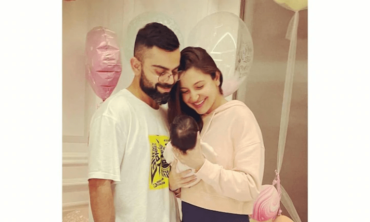 My whole world in one frame: Virat on pic with wife & baby