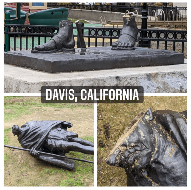 Peace Vigil & Car Rally in Davis California to Reinstate Vandalized Mahatma Gandhi Statue!!!