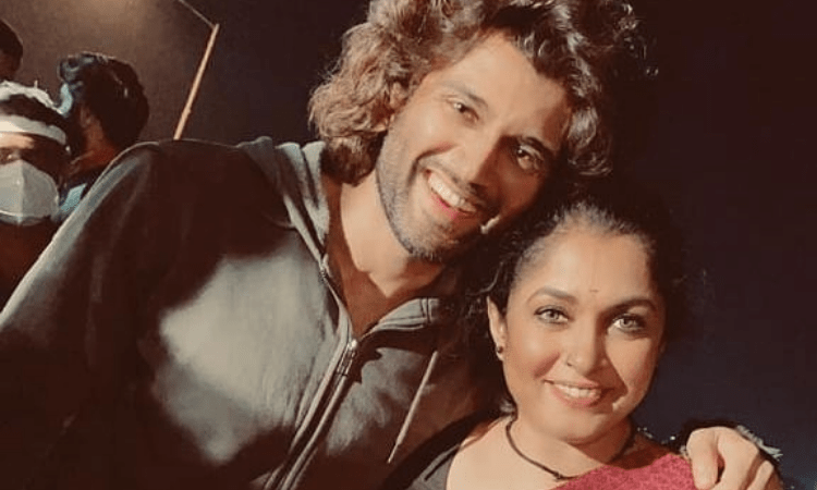 Ramya Krishnan joined in Liger Shoot with Vijay Deverakonda.