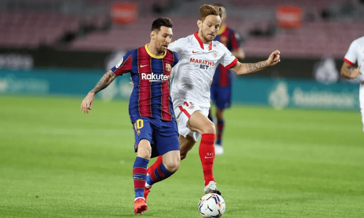 Sevilla beat Barcelona in first leg of Copa del Rey semi-final