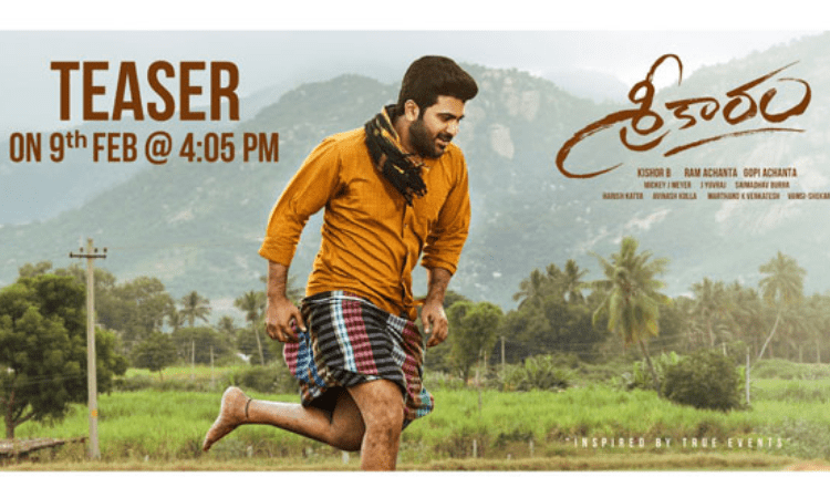 Sreekaram teaser on 9th February: Sharwanand Starter