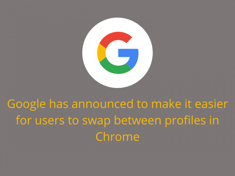 Now swap user profiles in Google Chrome with ease