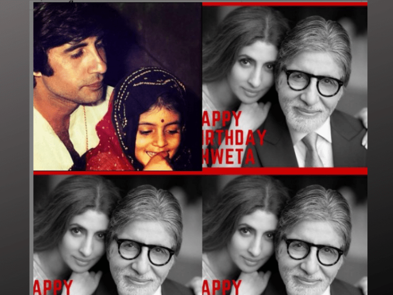 Amitabh Bachchan shares adorable picture on daughter Shweta’s birthday