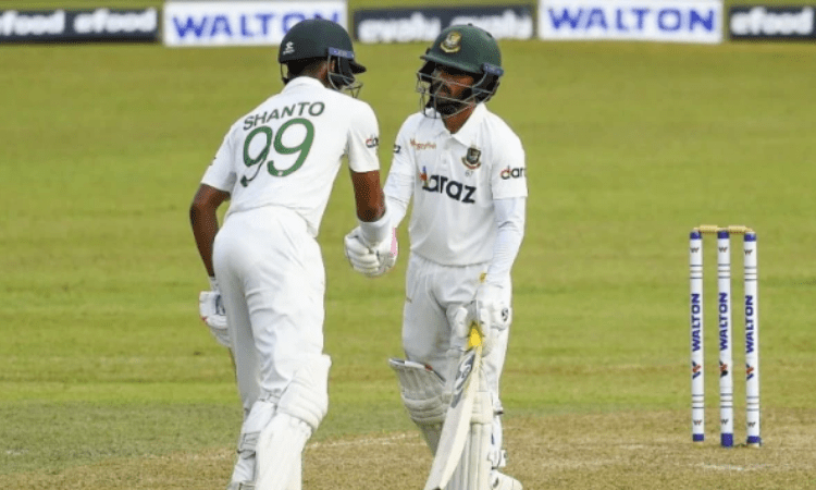 1st Test: Shanto, Mominul tons help Bangladesh to 474/4 on Day 2