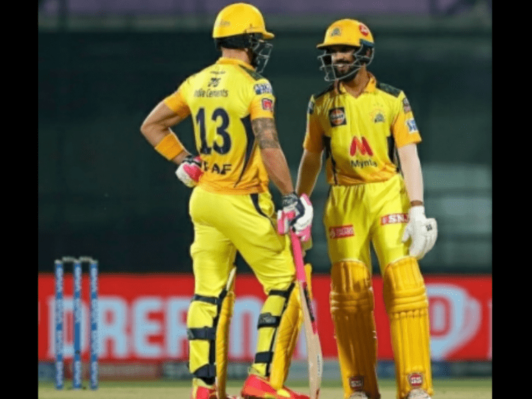 Gaikwad, du Plessis power CSK to big win over SRH