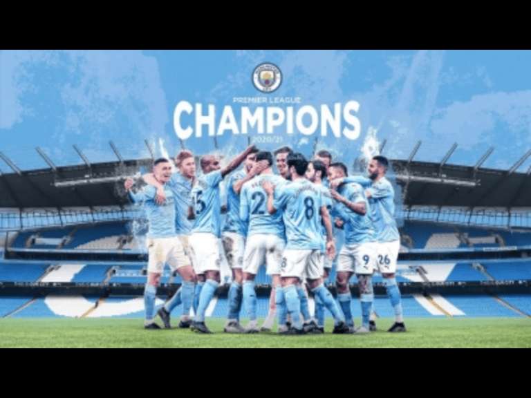 Manchester City crowned Premier League champions