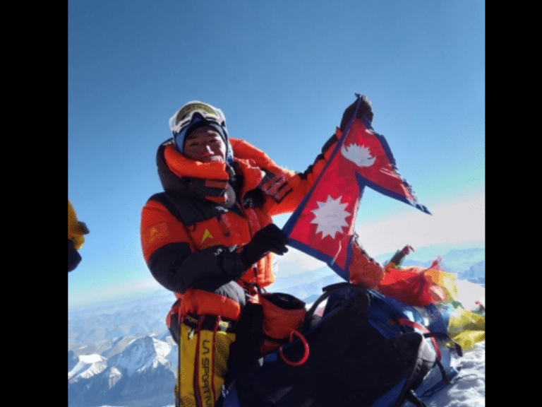 Nepali guide breaks own record by climbing Everest 25 times