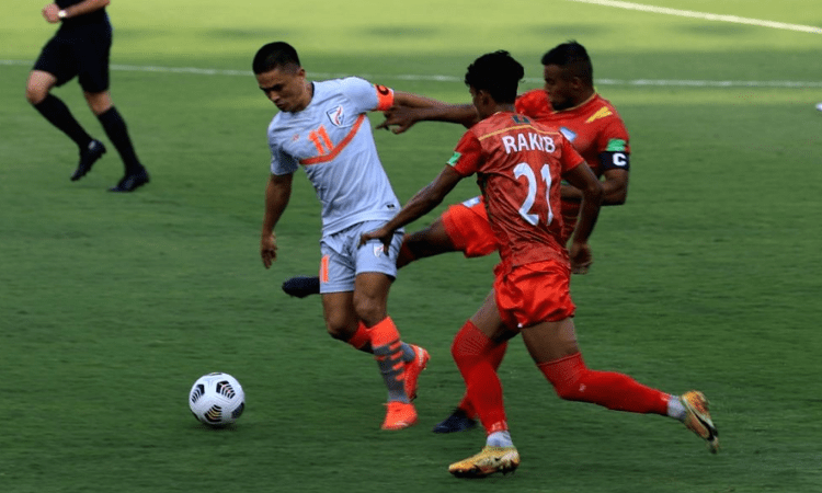India’s Chhetri now 3 short of Pele’s 77 international goals