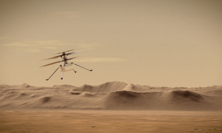 NASA’s Ingenuity helicopter completes 8th flight on Mars