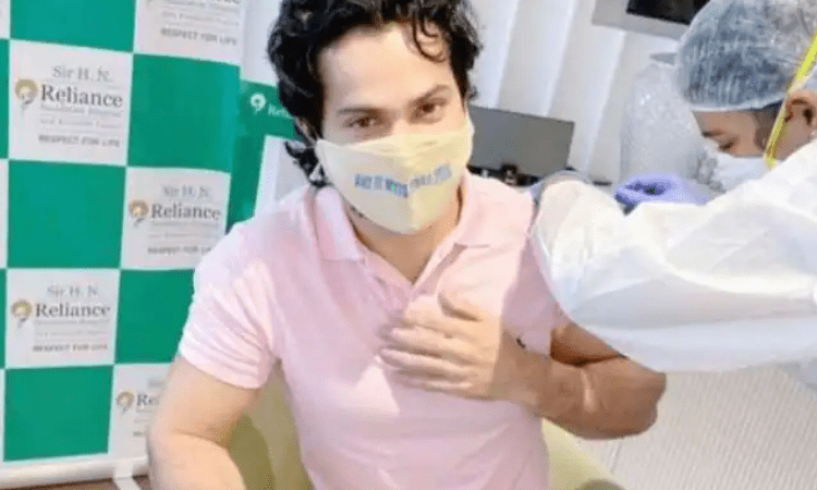 Varun Dhawan gets first jab of Covid vaccine