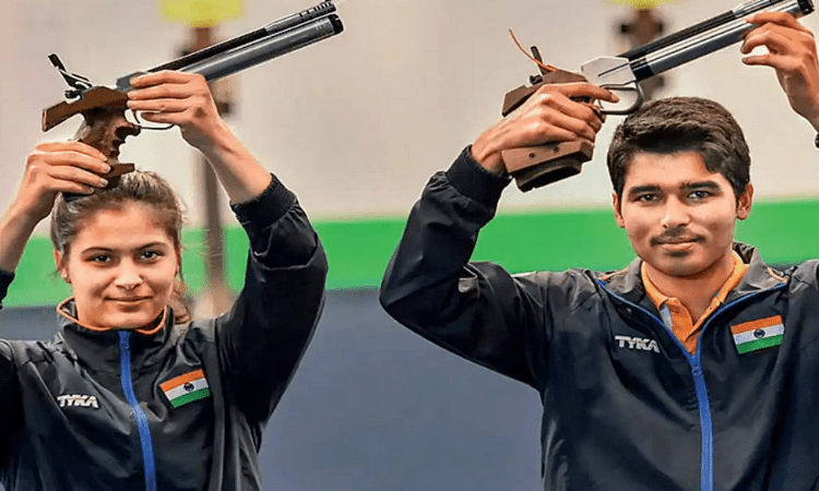 China takes mixed air pistol gold, as Chaudhary-Manu pair disappoints