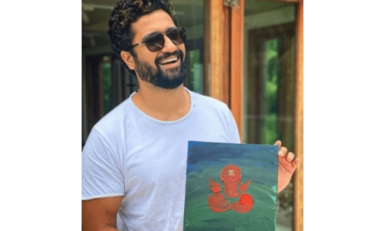 Vicky Kaushal shares painting of Lord Ganesha