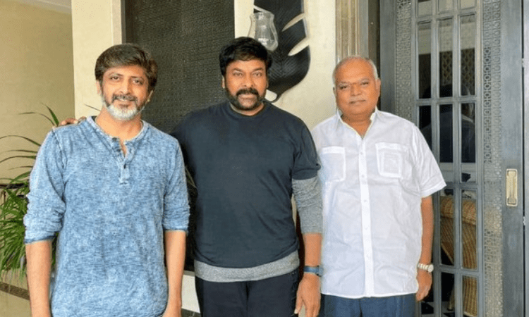 Chiranjeevi starts shooting for Jayam Mohan Raja’s next