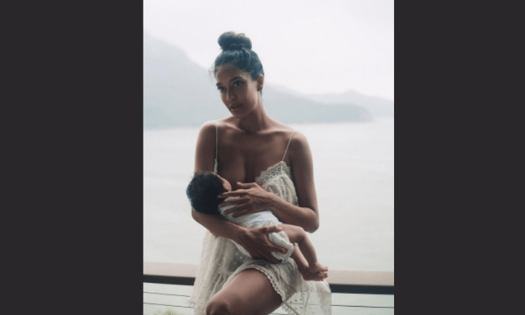 Lisa Haydon posts pics of herself breastfeeding newborn daughter Lara