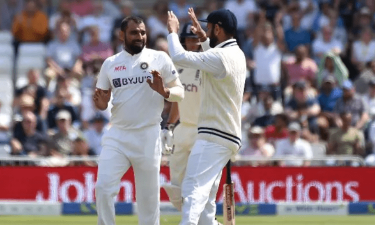 Most England batsmen fall on incoming deliveries: Shami
