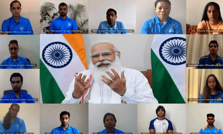 PM interacts with Indian para-athlete contingent ahead of Tokyo Games