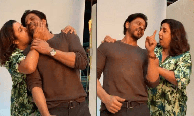 SRK, Farah Khan recreate ‘Main Hoon Na’ moment