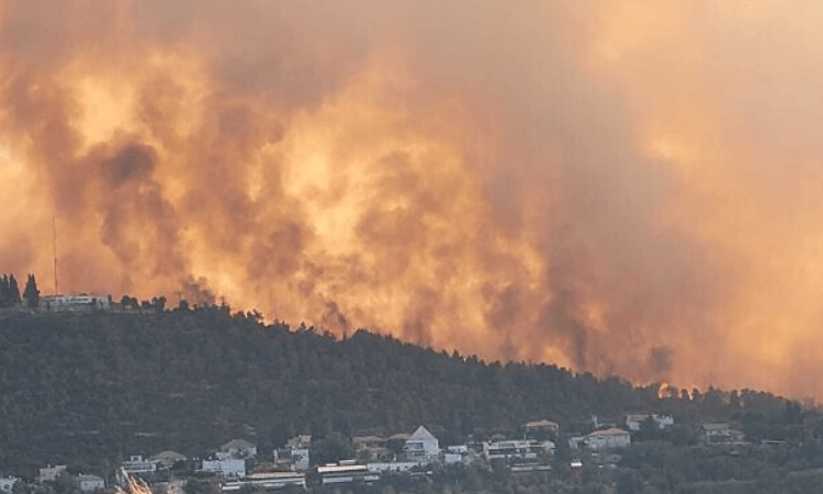 Thousands evacuated due to massive wildfire near Jerusalem