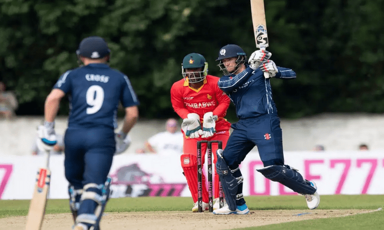 Berrington, Sharif power Scotland to win over Zimbabwe in first T20I