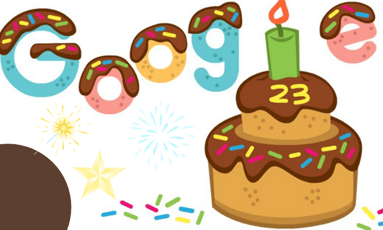 Google celebrates its 23rd birthday with animated doodle