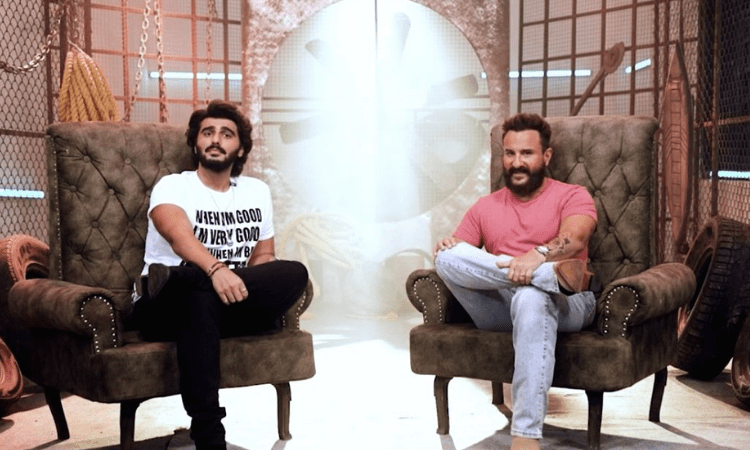Saif Ali Khan, Arjun Kapoor turn host and guest on ‘Teri Meri Baatein’