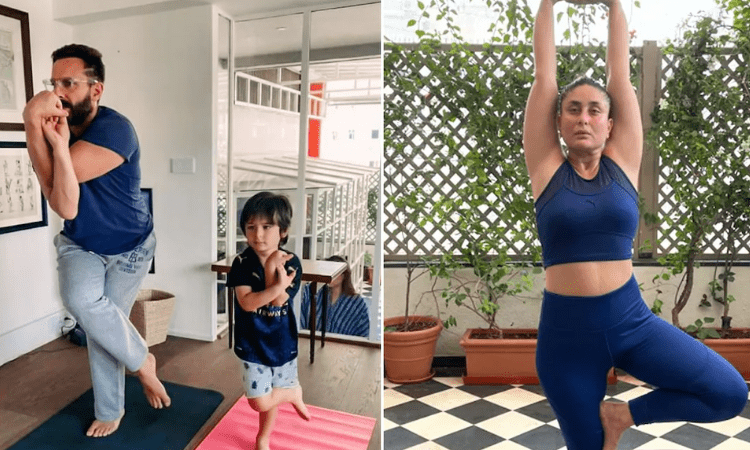 Kareena posts pic of toddler Jeh trying out ‘yoga’ in Jaisalmer