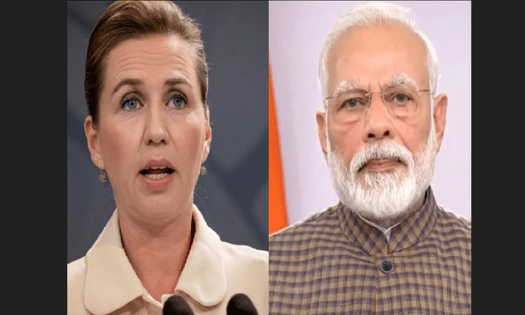 Modi meets visiting Danish PM
