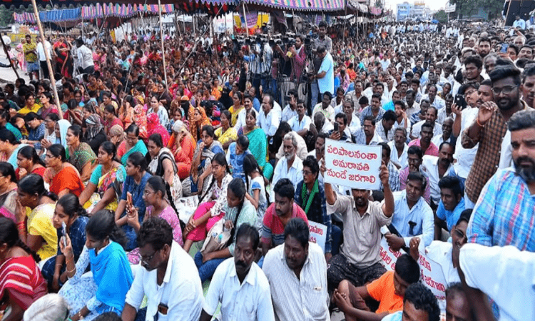 Amaravati farmers to continue protests