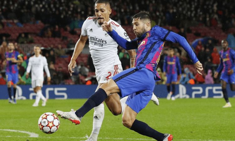 Barca facing Champions League exit after draw at home to Benfica