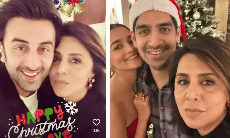 Neetu Kapoor, Alia-Ranbir celebrate Xmas eve with ‘Brahmastra’ director